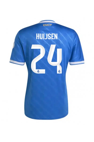 Real Madrid Dean Huijsen #24 Jalkapallovaatteet Kolmaspaita 2025-26 Lyhythihainen Real Madrid Dean Huijsen #24 Jalkapallovaatteet Kolmaspaita 2025-26 Lyhythihainen